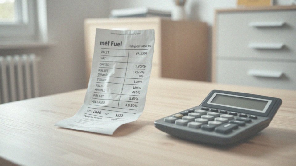 Jak obliczyć wysokość VAT do odliczenia na fakturze za paliwo?
