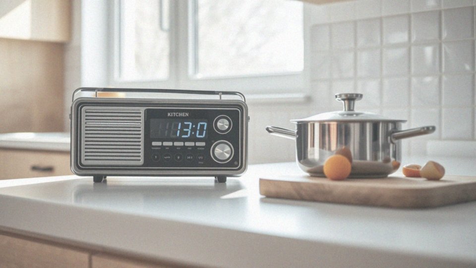 Jak timer w radiu kuchennym może ułatwić gotowanie?