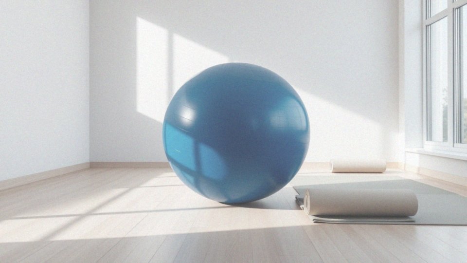 Jakie są trudności treningu z piłką fitness?