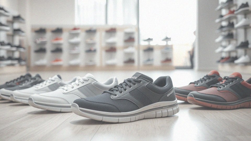 Jakie kolory i materiały są dostępne w kolekcji męskich butów Skechers?